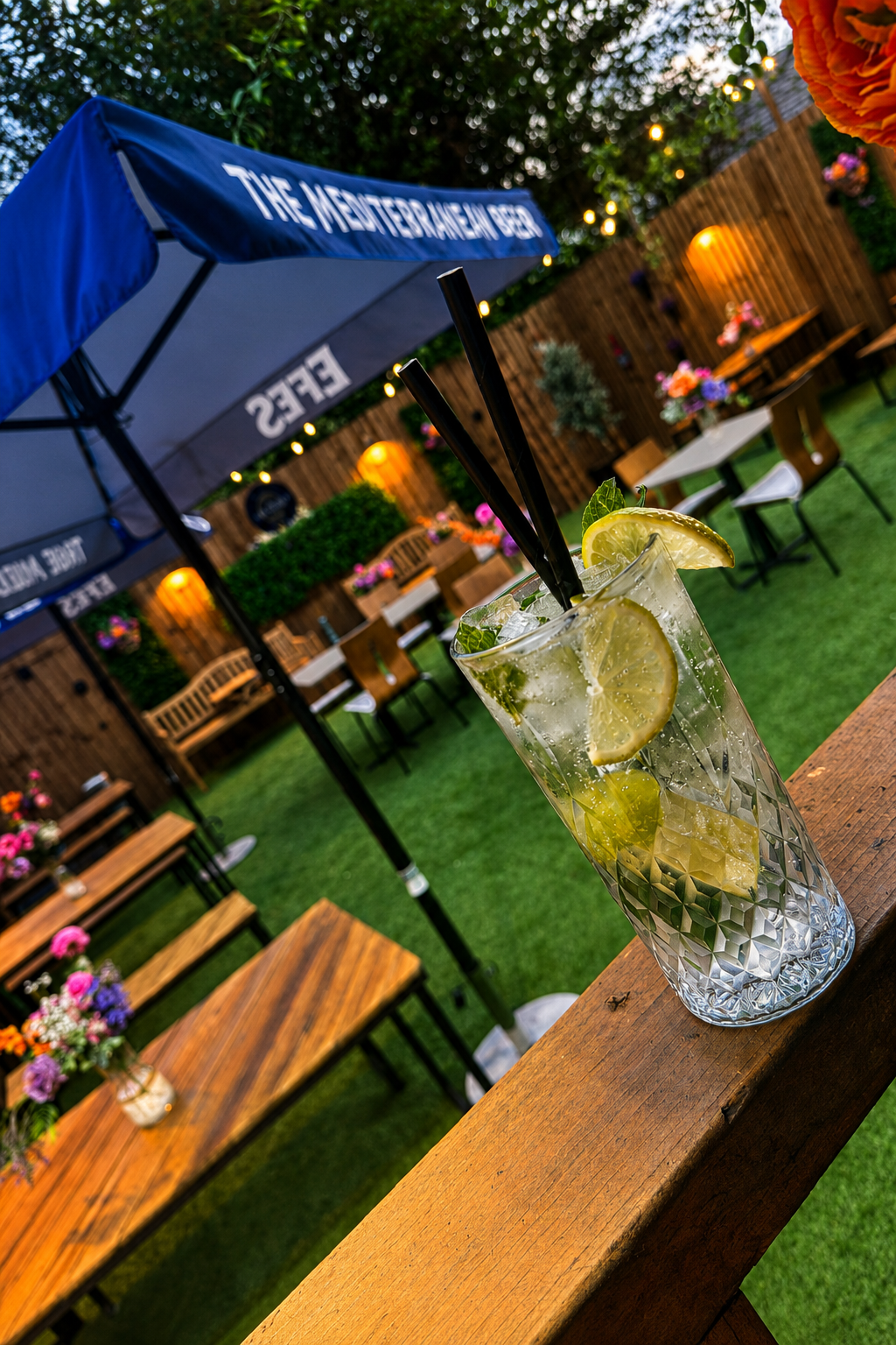 Fresh mojito at Efes Meze Widnes